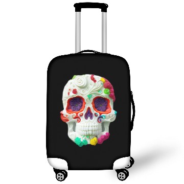 Discover Day of the dead, colorful Skull Luggage Covers