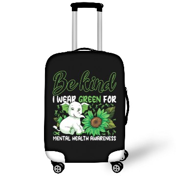 Discover Kind May Green For Mental Health Awareness Month Luggage Covers