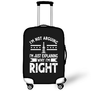 Discover Funny Oilfield Worker Quote Oil Rig Luggage Covers