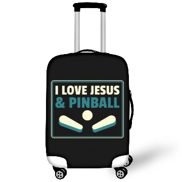 Discover I love Jesus and Pinball Machines Arcade Funny Luggage Covers