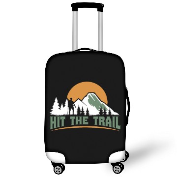 Discover Hit the Trail Mountaineers Wanderlust Hiking Luggage Covers