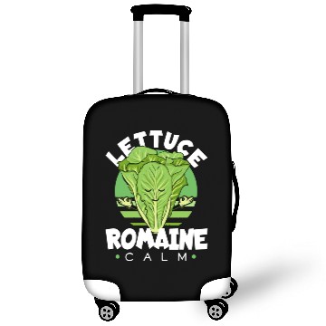 Discover Lettuce Romaine Calm Mindfulness Vegan Yoga Lover Luggage Covers