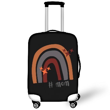 Discover Mother's Day Terracotta Grey Bohemian Rainbow Luggage Covers