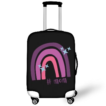 Discover Mother's Day Purple Pink Bohemian Rainbow Luggage Covers