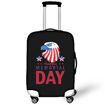 Discover Happy Memorial Day Veterans Brave US Eagle Stars Luggage Covers