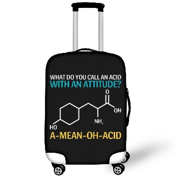 Discover Funny Retro Vintage Science Chemistry Teacher Luggage Covers