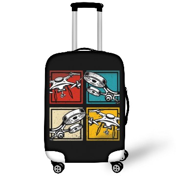 Discover Drone Lover Funny Aerial Photography Expert Drone Luggage Covers