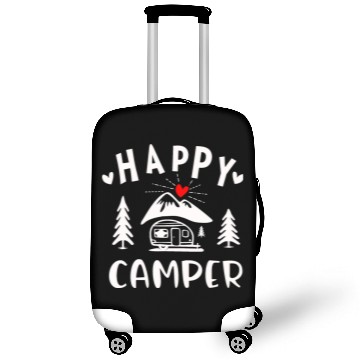 Discover Happy Camper, Camping Luggage Covers For Women Men Kids