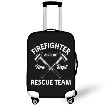 Discover Airport Firefighter Outfit Aircraft Rescue Luggage Covers