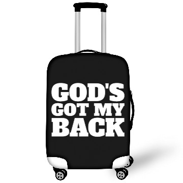 Discover God's Got My Back Christian Faith Believer Jesusje Luggage Covers