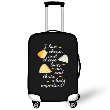 Discover I Love Cheese And Cheese Loves Me Luggage Covers