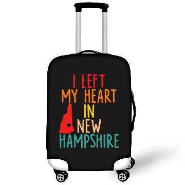 Discover I Left My Heart In New Hampshire Luggage Covers