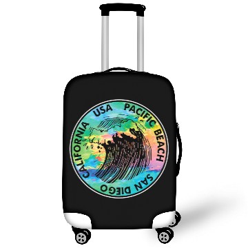 Discover Surf Pacific Beach California San Diego Surfing Su Luggage Covers