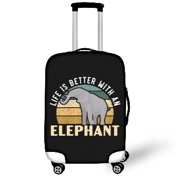 Discover Elephant Lover Wildlife Animal Zoo Zookeeper Luggage Covers