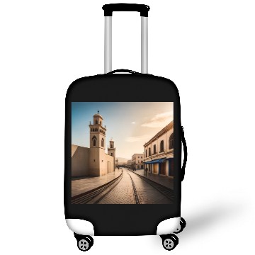 Discover Fantasy pictures ,town Morocco ,city Larache Luggage Covers