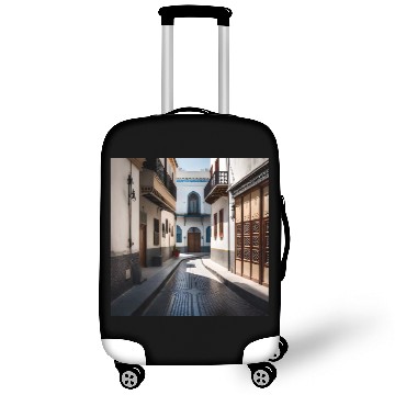 Discover Fantasy pictures ,town Morocco ,city Tetouan Luggage Covers