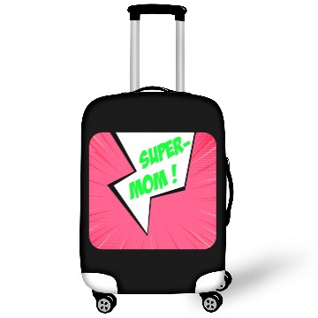 Discover Super-mom super-hero. Best mom Mother's day Comics Luggage Covers