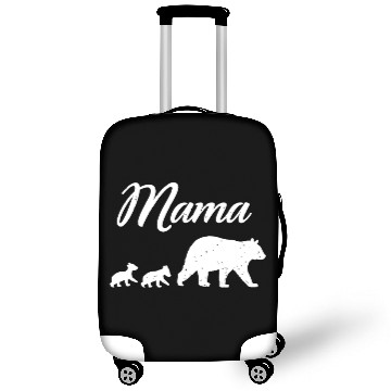 Discover Mama Bear - With Two Cubs Twin Mom Mother's Day Gi Luggage Covers