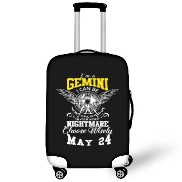 Discover Gemini Zodiac Sign May 24 Horoscope Astrology Luggage Covers