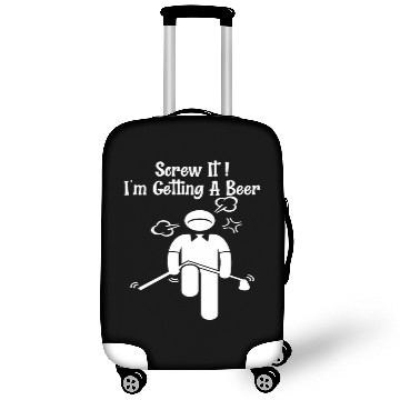 Discover Golf Beer Golfer Father Day Mother Day Luggage Covers