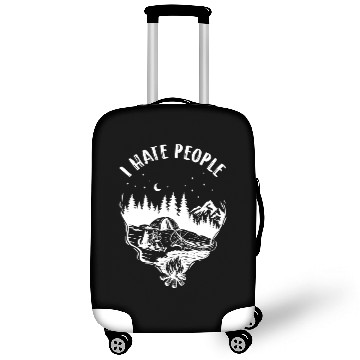 Discover I Hate People Avid Outdoorsman Camping Fanatic Luggage Covers