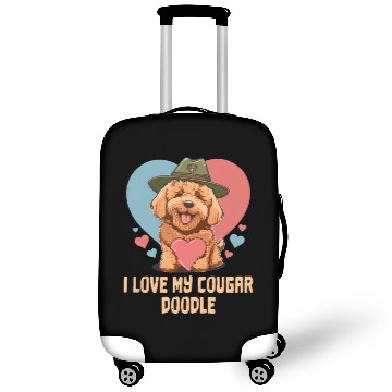 Discover Funny I Love My Doodle Goldendoodle Dad Doodle Luggage Covers