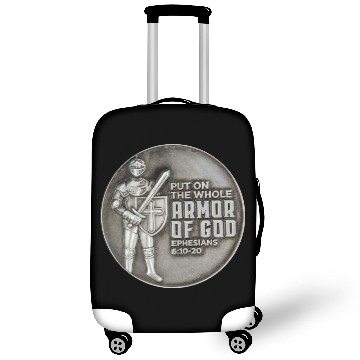 Discover put on the full armor of god ephesians 6:10 Luggage Covers
