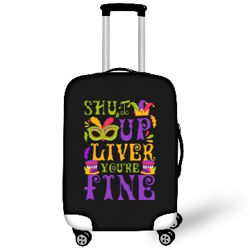 Discover Mardi Gras New Orleans Fool Music Luggage Covers