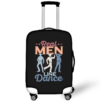 Discover Real Men Line Dance Western Country Music Luggage Covers