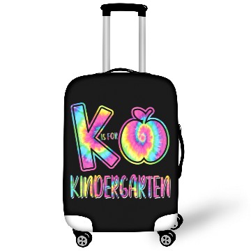 Discover K Is For Kindergarten Tie Dye Teacher Back to Scho Luggage Covers