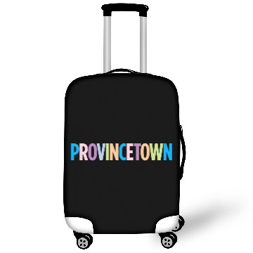 Discover Provincetown Massachusetts Colorful Vacation Luggage Covers