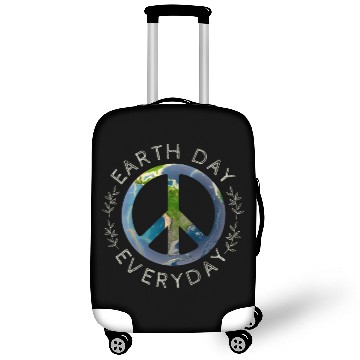 Discover Earth Day Everyday World Global Peace On Earth Luggage Covers