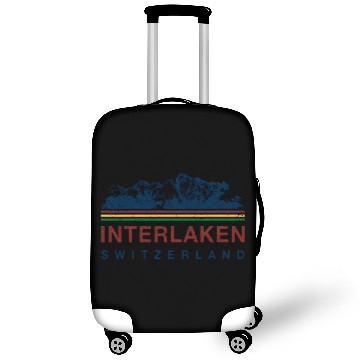 Discover Switzerland Interlaken Swiss Mountain Climbing Luggage Covers