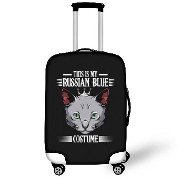 Discover This Is My Russian Blue Costume Funny Cat Lover Luggage Covers