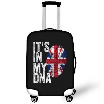 Discover It'S In My Dna Uk Union Jack England Flag Eu Luggage Covers