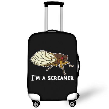 Discover Cicada Song Funny Cicada Invasion I m A Screamer Luggage Covers
