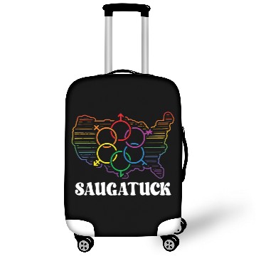 Discover Saugatuck Pride Month Pride Flag LGBT Community LG Luggage Covers