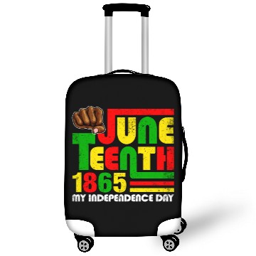 Discover Juneteenth 1865 Black Wo Fist My Independence Day Luggage Covers