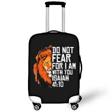 Discover Christian Religious Bible Verse Sayings Lion Cute Luggage Covers