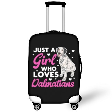 Discover Just A Girl Who Loves Dalmatians Luggage Covers