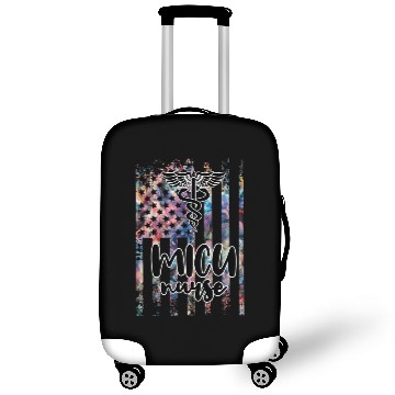 Discover Micu Nurse Us Flag Medical Intensive Care Unit 3D Luggage Covers