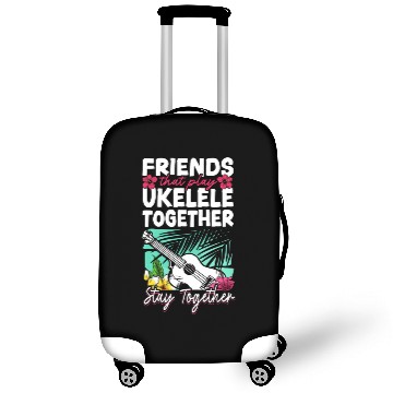 Discover Hawaiian Ukulele Uke Friends Buddies Besties Luggage Covers
