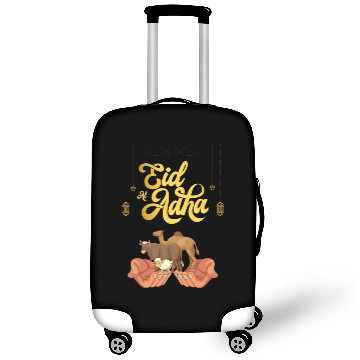 Discover Eid Al Adha Moubarak Happy Eid For All Muslims Luggage Covers