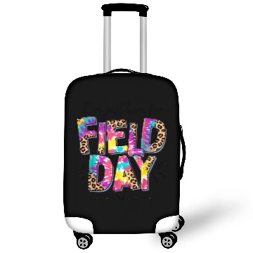Discover I'm Just Here for Field Leopard Skin and Tie-Dye Luggage Covers