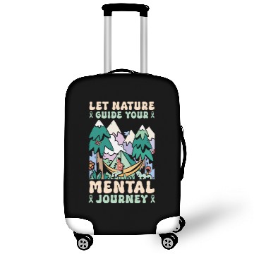 Discover Mental Health Nature Environment Health Awareness Luggage Covers