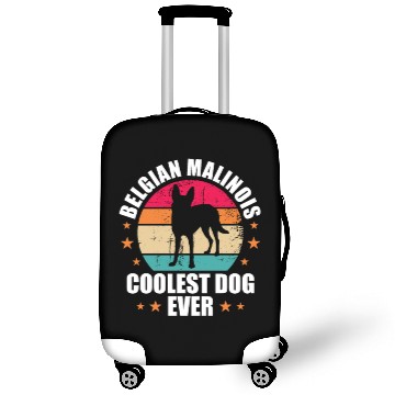 Discover Belgian Malinois Coolest Dog Ever Retro Vintage Luggage Covers