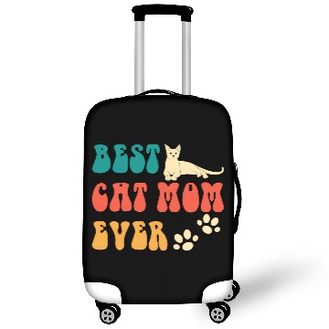 Discover Best Cat Mom Ever Mothers Day - Cat For Luggage Covers
