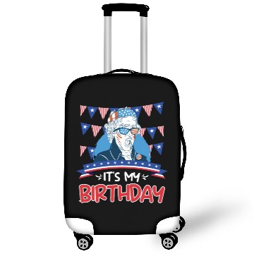 Discover Its my Birthday Independence Day George Washington Luggage Covers