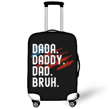 Discover Men Dada Daddy Dad Bruh Fathers Day Vintage Funny Luggage Covers