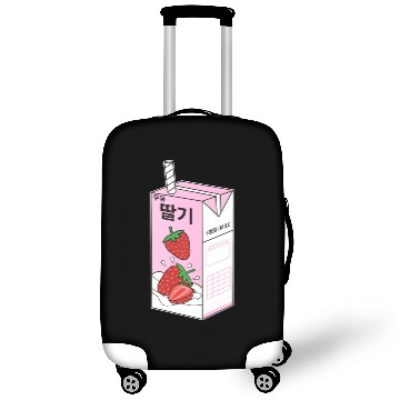 Discover K Pop Strawberry Milk Drink Korea Kpop Korean Luggage Covers